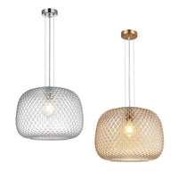 Labu Pendant Light Dome in Clear or Amber