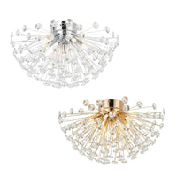 Lerida Close to Ceiling Light 4Lt/6Lt in Chrome or Gold