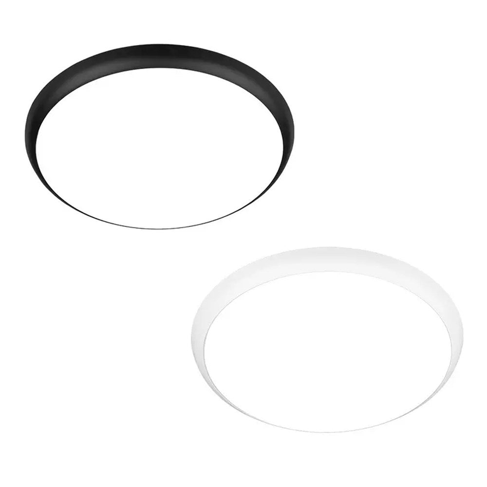 Trend Luna ST30 IP54 LED oyster light, 30W tri-colour for bathrooms and undercover outdoor areas