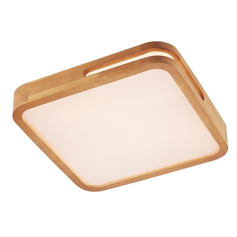 Lyric LED Oyster Light CCT 12w, 24w, 36w in Teak Wood