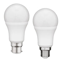 6w LED B22, E27 A60 Globe Warm White 3000k, Daylight 5700k Dimmable