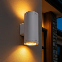 CLEARANCE Modern Architectural Decorative LED Up/Down Wall Light in White