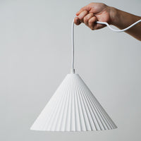 Molten Pendant Light in Gypsum White