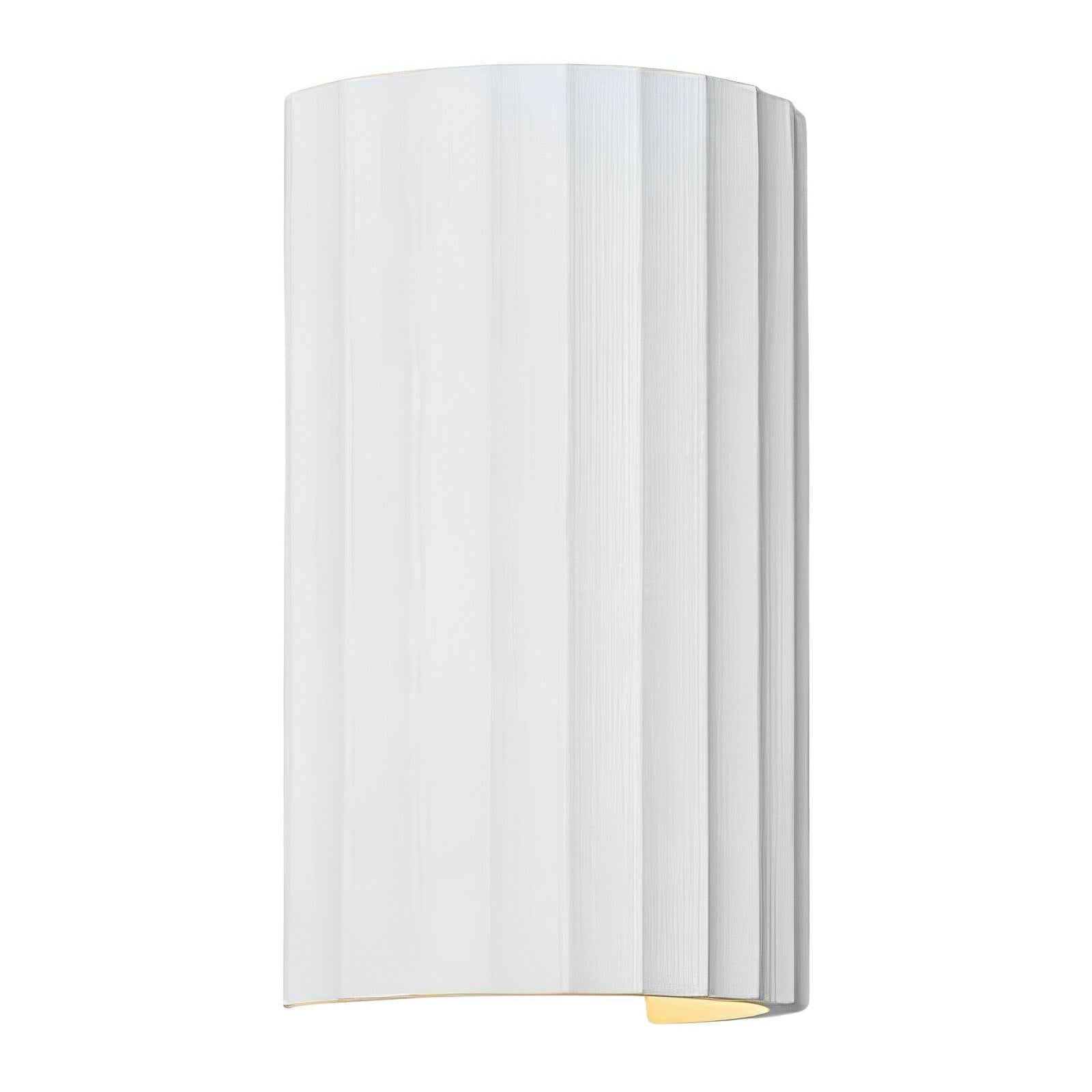 Molten Plaster Indoor Up/Down Wall Light in Gypsum White