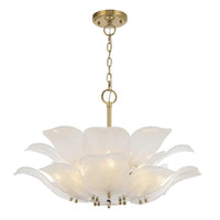 Monte Pendant Light 8Lt in Brass