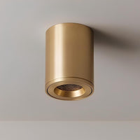 Nero Solid Pure Brass 8w LED Downlight CRI90 Dimmable