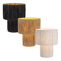 Nativa Table Lamp Black, Natural, White NATIVA TL Telbix Lighting