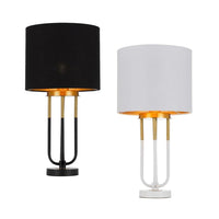 Negas Table Lamp Black, White NEGAS TL Telbix Lighting