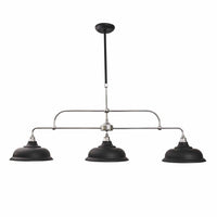 Newport Pendant Light 3Lt in Black