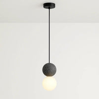 Noir Terrazzo Pendant Light in Black