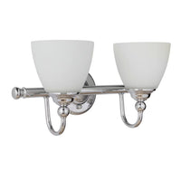 Nova Indoor Wall Light 2Lt in Chrome