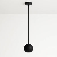 Orbita Gypsum Pendant Light in Black