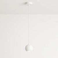 Orbita Gypsum Pendant Light in Black or White