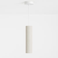 Onyx Concrete Pendant Light in White