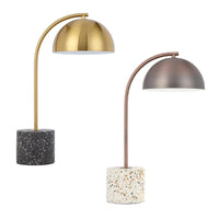 Ortez Table Lamp Black/Antique Gold, White/Bronze ORTEZ TL Telbix Lighting