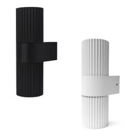 Nordic Outdoor Wall Light in White or Black GU10