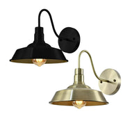 Outdoor Barn Wall Light E27 IP54 In Brass Or Black