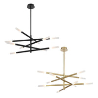 Pinta LED Pendant Light 10Lt in Black or Gold