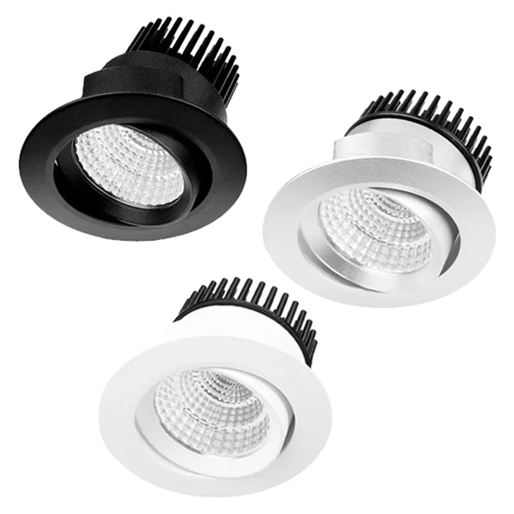 Trend Lighting RDA83 WB B 76mm LED Downlight 8.5w Black White