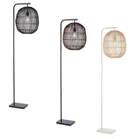 Rana Floor Lamp 400mm in Black, Brown or Natural
