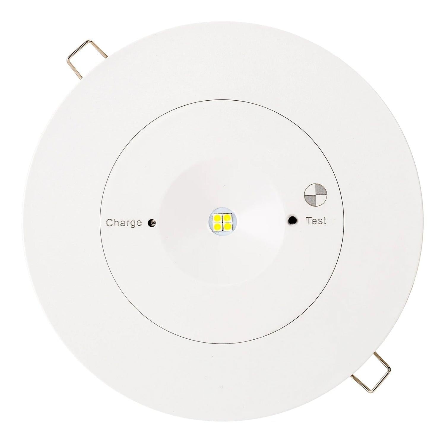 Recessed LED Spitfire Emergency Light 3w in Matt White | The Lighting ...