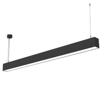 Reed LED Linear Pendant Light Black 3CCT Selectable, CRI90, DALI-DT6, 1200mm/1500mm/3000mm