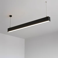 Reed LED Linear Pendant Light Black 3CCT Selectable, CRI90, DALI-DT6, 1200mm/1500mm/3000mm