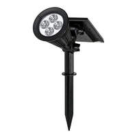 Solar LED Garden Spot Light Kit in Black (Warm White/Cool White) Solar Lighting Direct