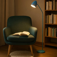 Sara Adjustable Floor Lamp in Navy