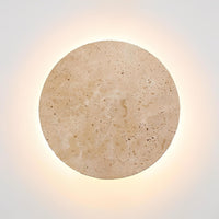 Shore Halo Indoor Wall Light in Natural Stone