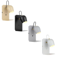 Shyn Indoor Wall Light in Beige, Black, Grey or White