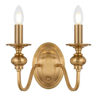 Siedel Indoor Wall Light 2Lt in Copper