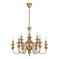 Siedel Pendant Light 9Lt in Copper