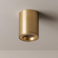 Nero Solid Pure Brass 8w LED Downlight CRI90 Dimmable