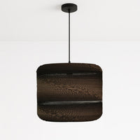 Solis Pendant Light Cylinder Hand Crafted Recycled Cardboard in Natural