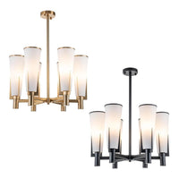 St Germain Chandelier 6Lt in Antique Brass or Black