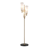 St Germain Floor Lamp in Brass