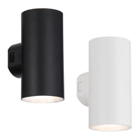 Stina Outdoor Up/Down LED Wall Light CCT 18w in Black or White STINA-EXWB2