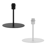 Table Lamp Base Black, White TL BASE 218 Telbix Lighting