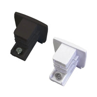 Taylor Track - End Cap Connector - 3-Circuit in Black or White EC-BLK-EC-WH