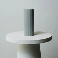 Terra Curved Indoor Up/Down Wall Light in Concrete Grey