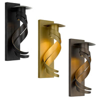 Tobera Indoor Wall Light in Black, Brass or Bronze