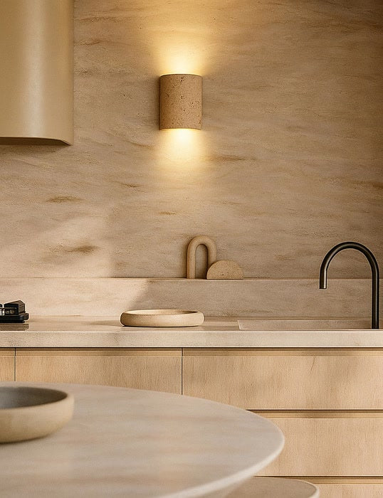 Travertine Wall Lights