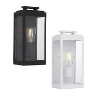 Truman Outdoor Wall Light in Black or White