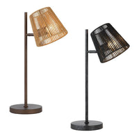 Valora Table Lamp Bronze/Natural, Gun Metal/Black VALORA TL Telbix Lighting
