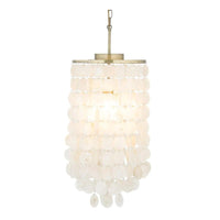 Vaucluse Pendant Light in Antique Brass