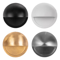 Veko LED Step Light with Eyelid CCT 2w in Black, White, Brass, SS316 Havit Lighting - HV2927T