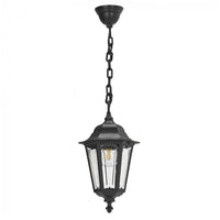 Vittoria Hexagon Pendant Light in Black