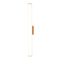 Baguette Indoor Wall Light 2Lt 450mm, 650mm in Acrylic and Aluminium