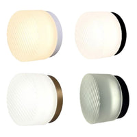 Krinkl Indoor LED Wall Light in Black, White or Brass